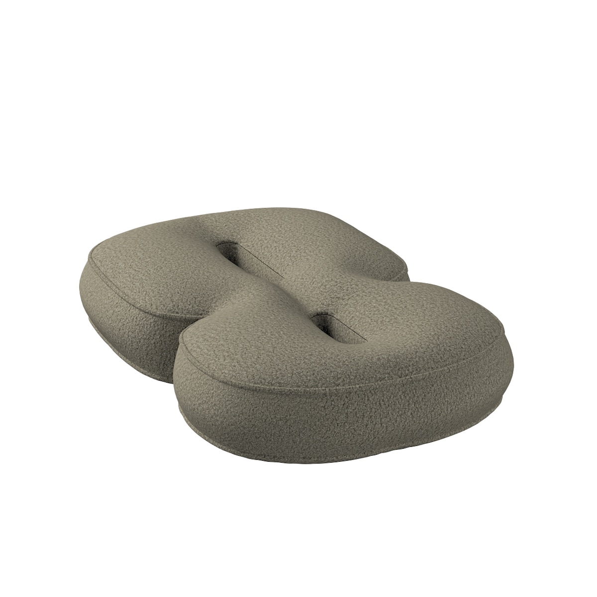 Poduszka Cyferka 8, ciemny beż, 25 x 40 cm, Boucle