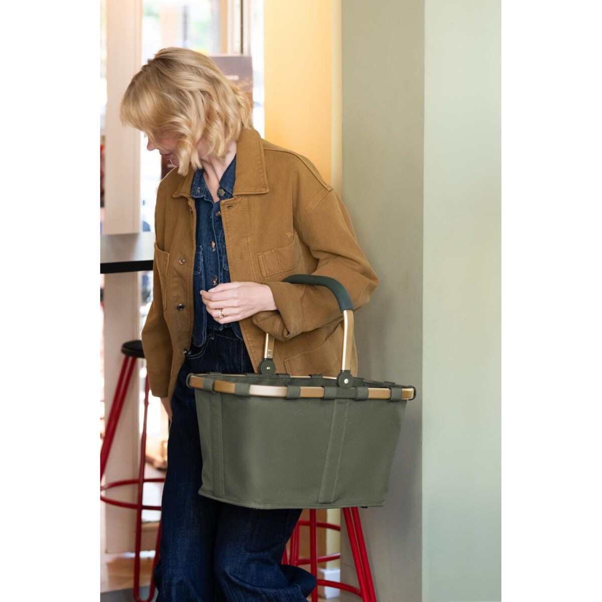 Koszyk CARRYBAG, forest gold