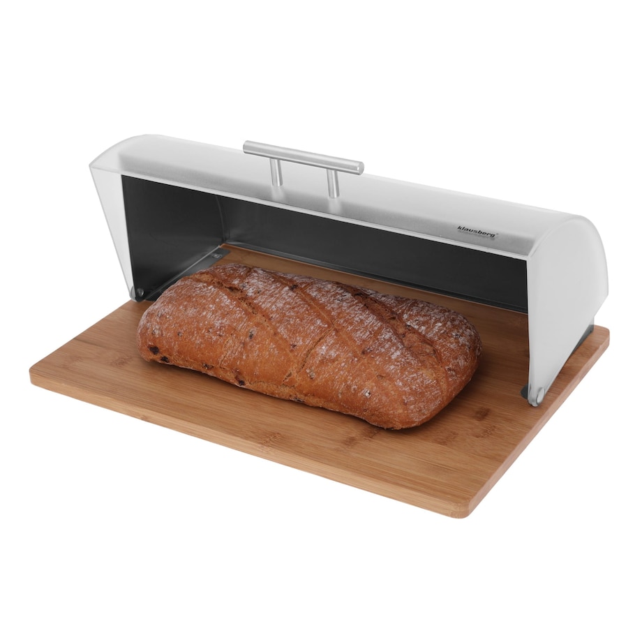 Chlebak drewniano-akrylowy pojemnik na chleb pieczywo bułki KLAUSBERG