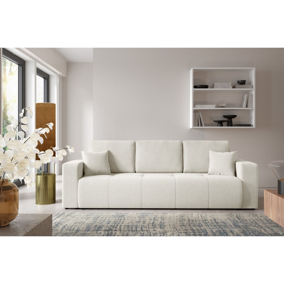 Kanapa MOLINIO z funkcją spania z pojemnikiem na pościel Kolor: Wind 02