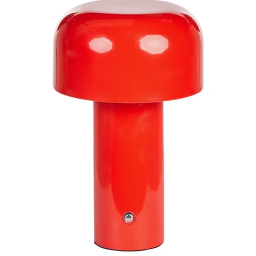 Bezprzewodowa lampa stołowa LED BESOS Ze ściemniaczem Metal Czerwony