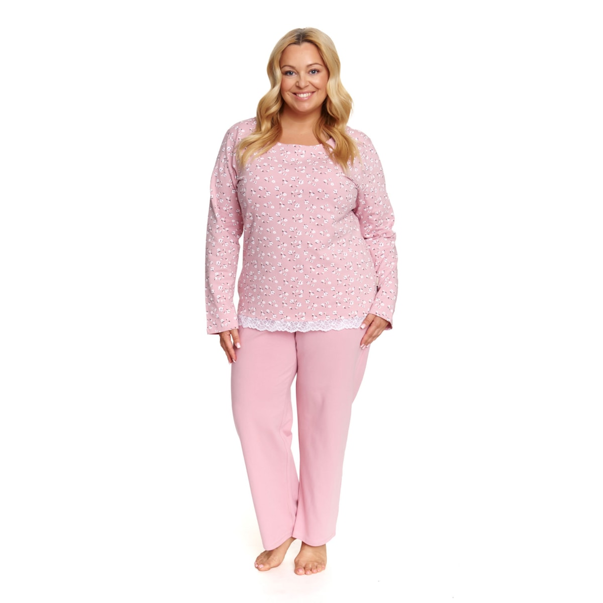 Piżama kolor różowy PB.7151.DAISY_FLOWERS - L