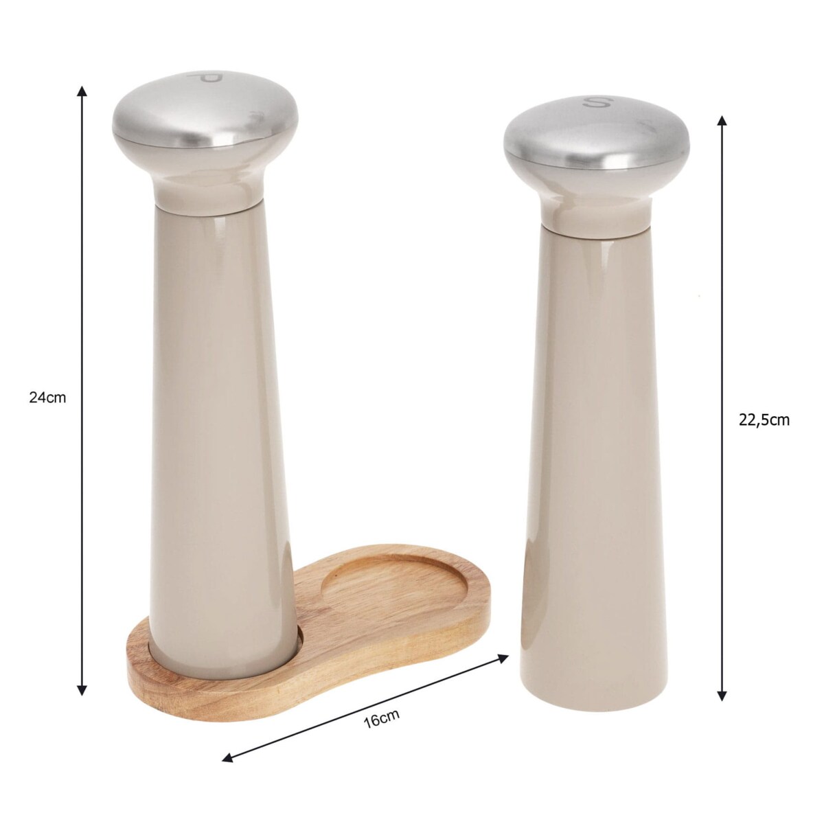 Zestaw młynków do pieprzu i soli KLAUSBERG akacja