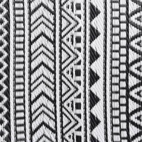 vidaXL Dywan zewnętrzny, ARAKIL czarny, 160 x 230 cm, PP