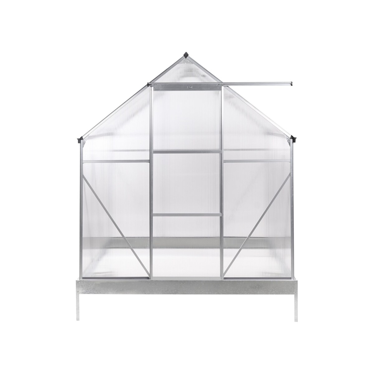 Szklarnia ogrodowa APULIA Srebrny 190 cm
