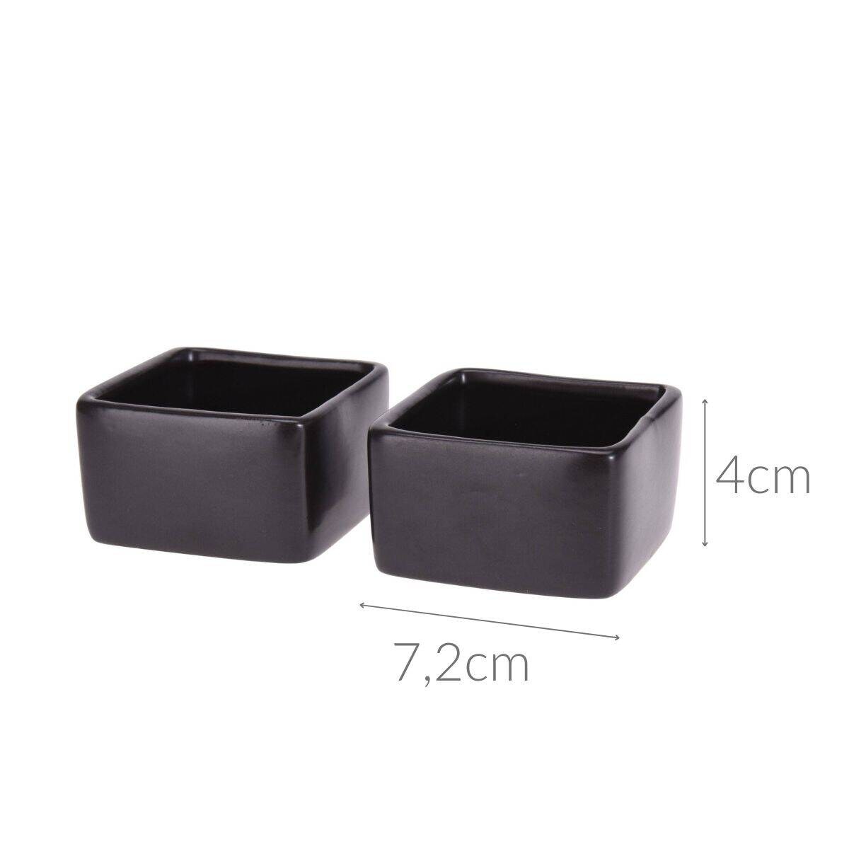 Miski na przekąski, kwadratowe, 2 szt.