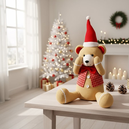 Skrzat świąteczny Miś ozdoba na święta