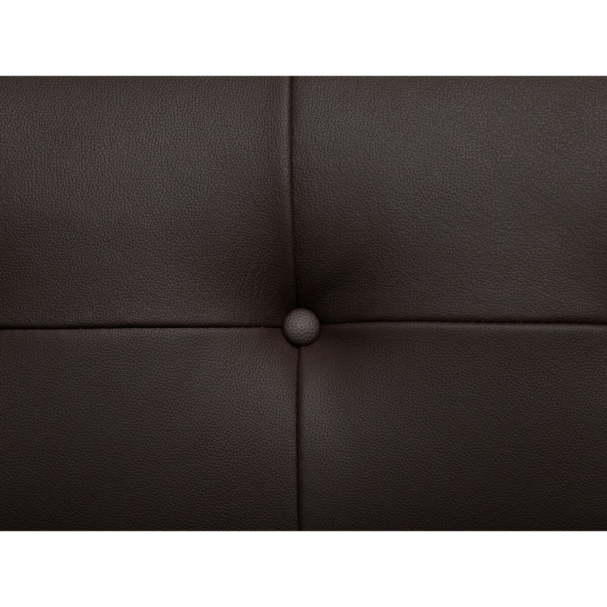 Sofa 3-osobowa skórzana brązowa BYSKE