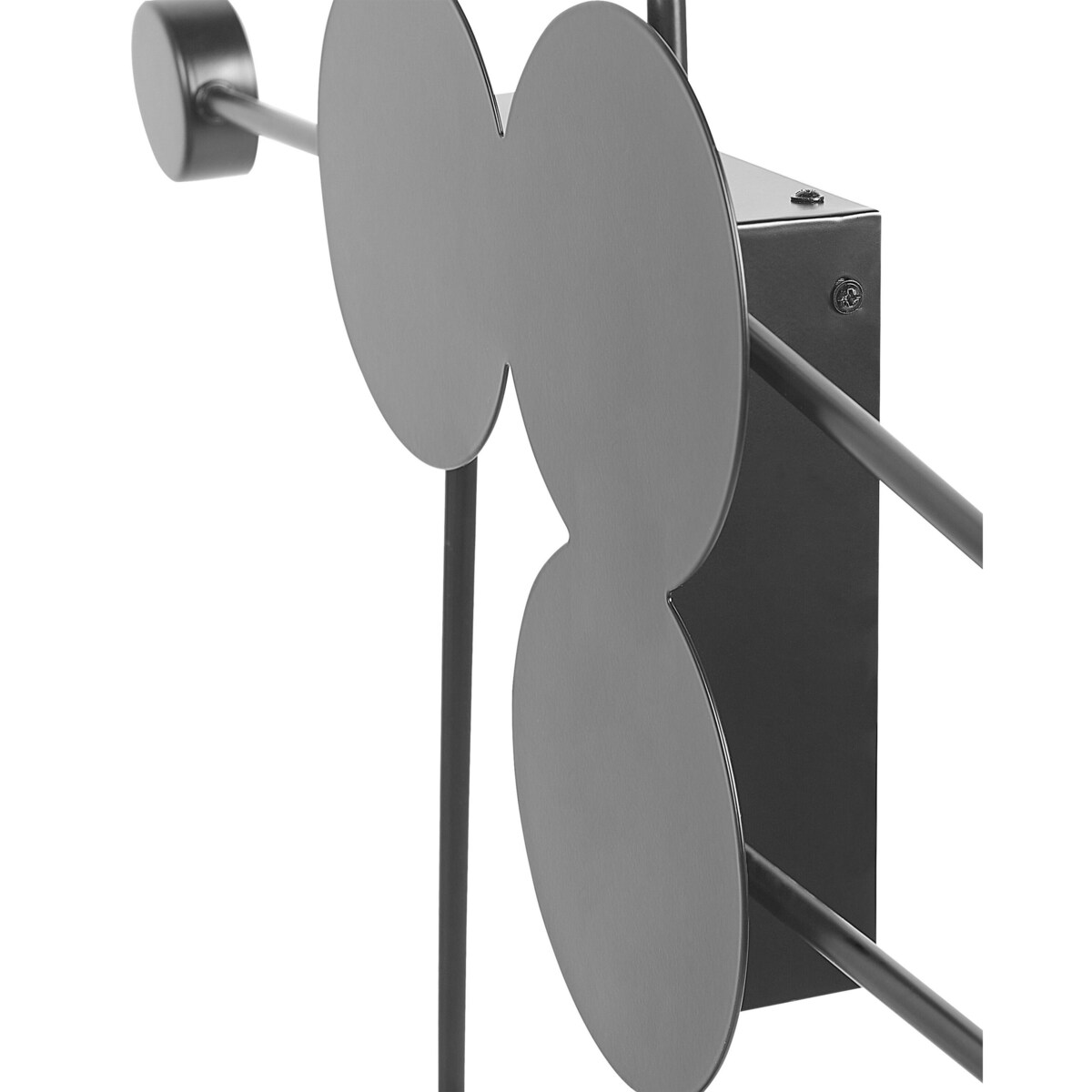 6-punktowa lampa ścienna LED czarna MARIATO