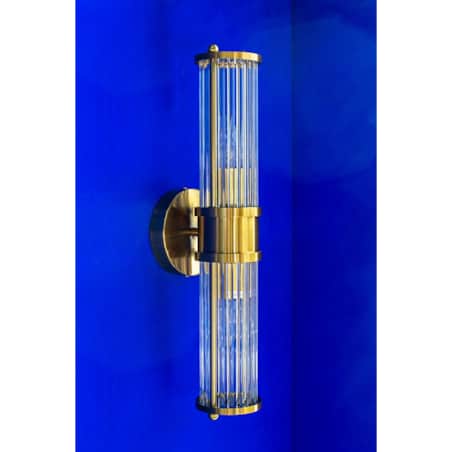 Kryształowa lampa ścienna Pilar Twin MSE010400193 złota