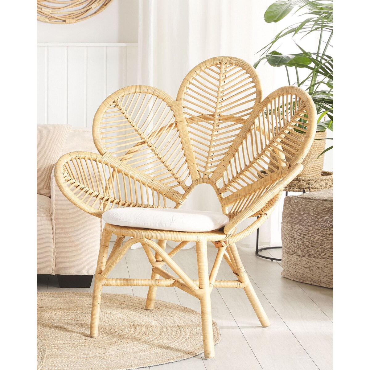 Fotel paw FLORENTINE Rattan Naturalny