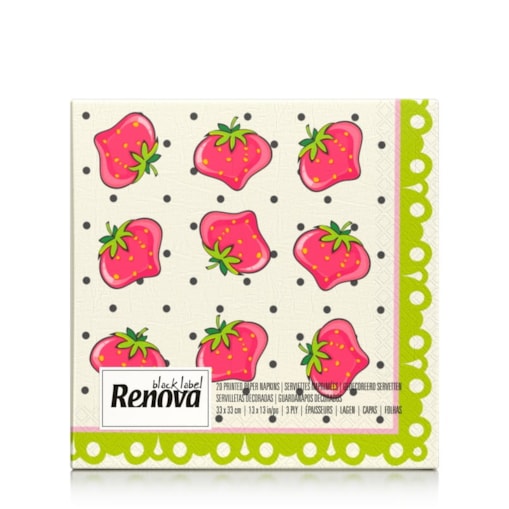 Serwetki stołowe Renova Strawberry 20 szt