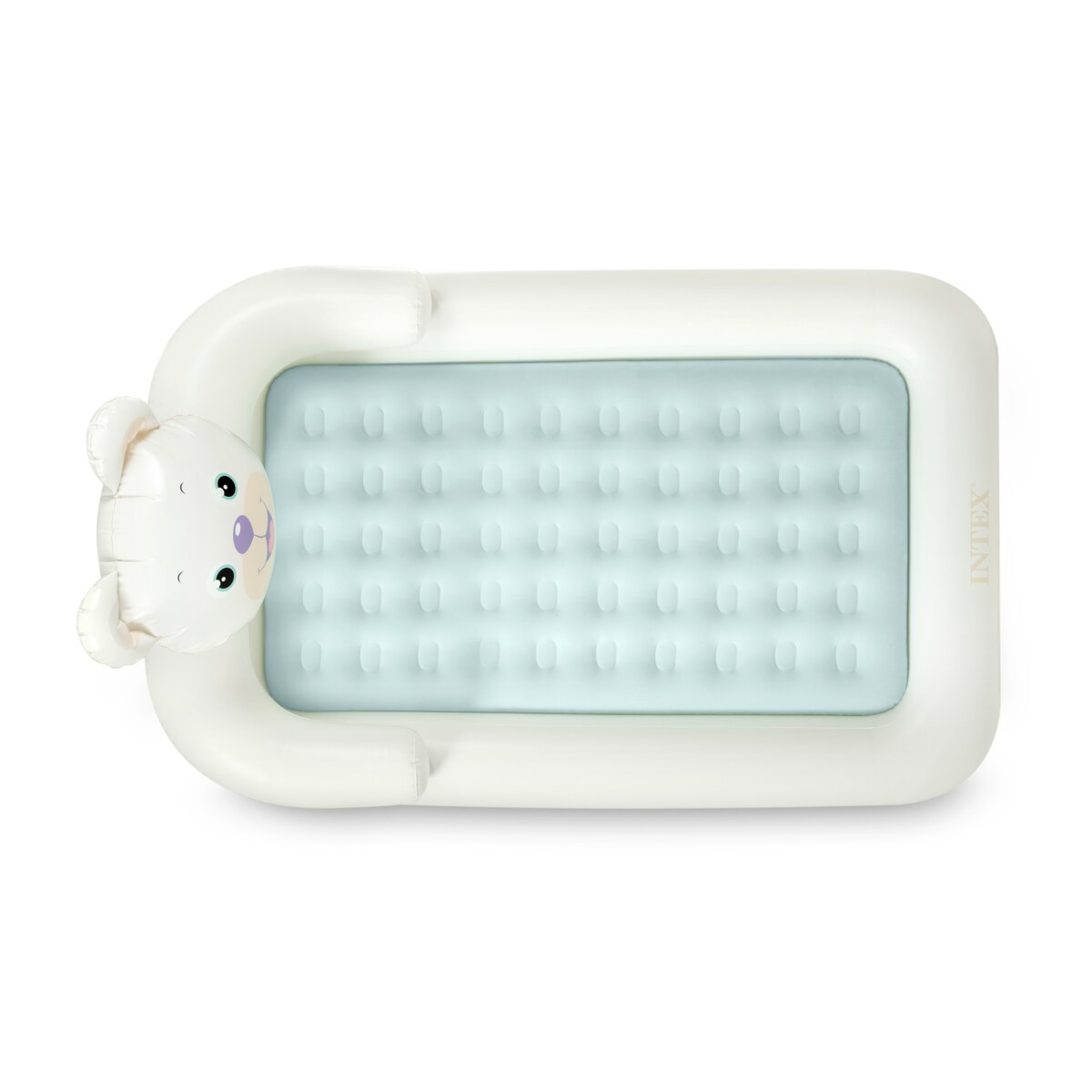 Materac dmuchany Intex jednoosobowy z pompką 132x71x10 cm