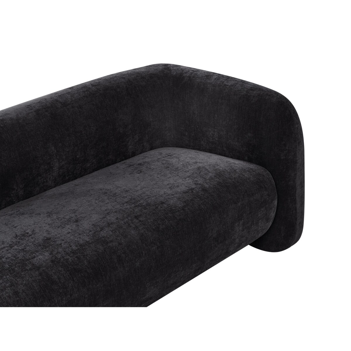 Sofa dla 3 osób LEIREN Czarny