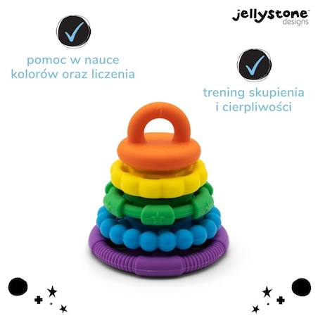Gryzak mała wieża, tęczowy, Jellystone