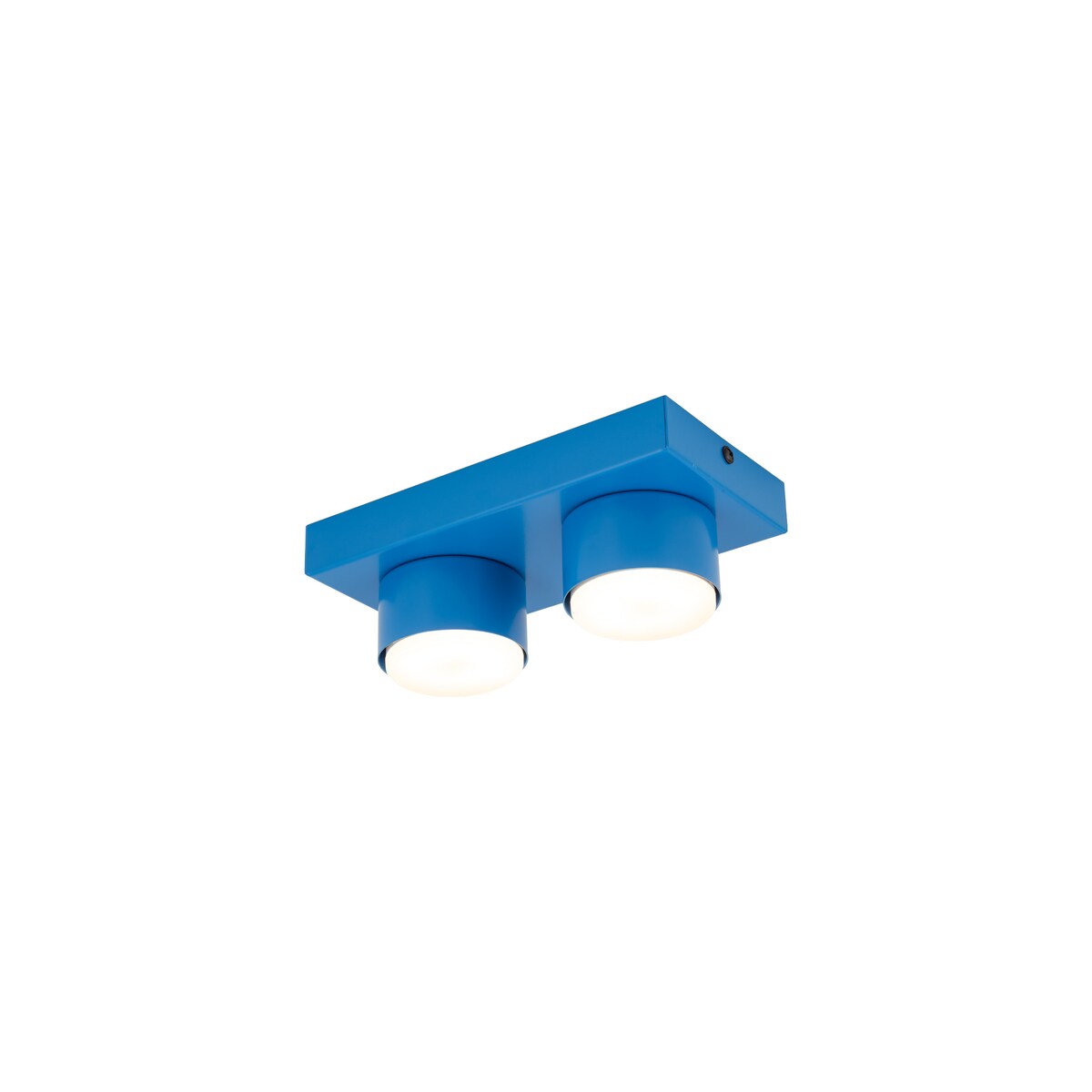 Lampa sufitowa TK Lighting BRIX BLUE 11283 loftowa niebieska 2xGX53 stalowa IP20