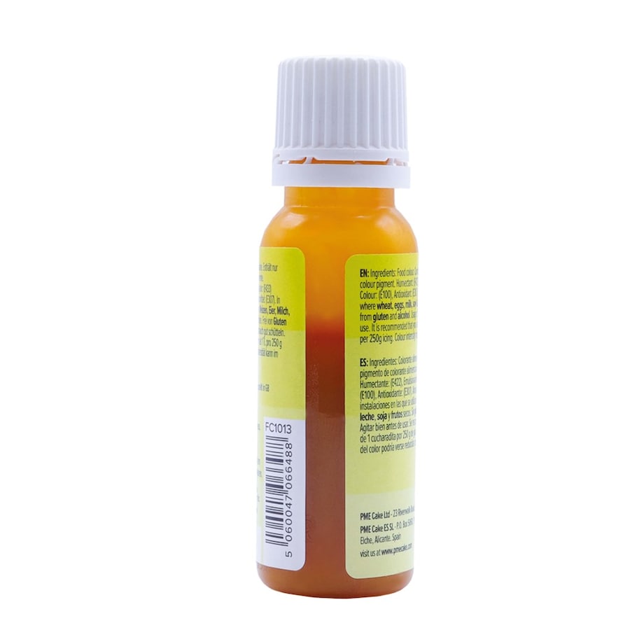 PME Naturalny barwnik spożywczy w płynie 25 ml żółty