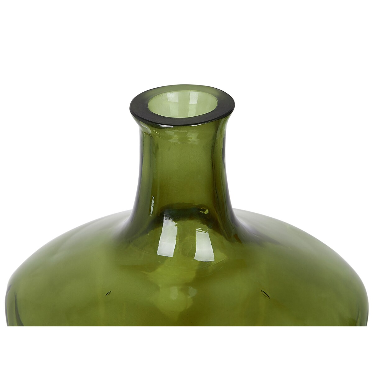 Wazon na kwiaty 35 cm zielony KERALA