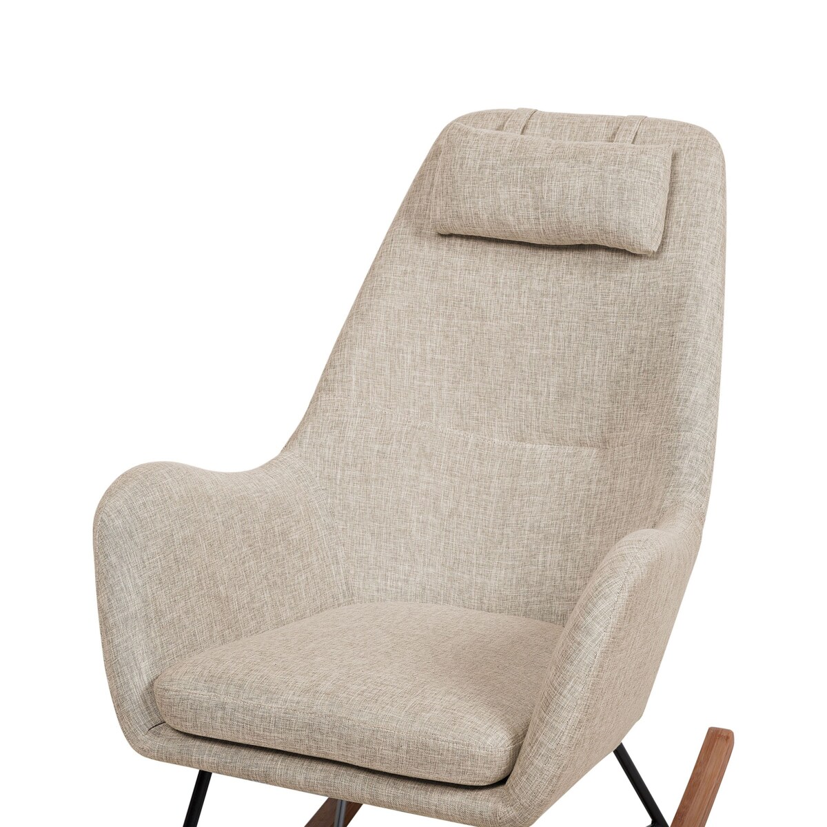 Fotel bujany beżowy ARRIE