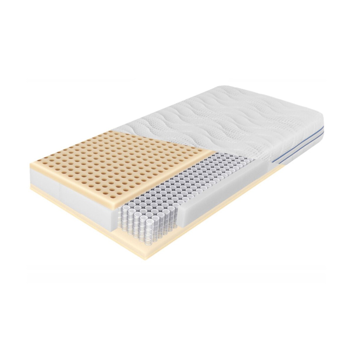 Materac Multi Zdrowie+ LX Sanitizer, 120 x 200 cm, Relaks FEY