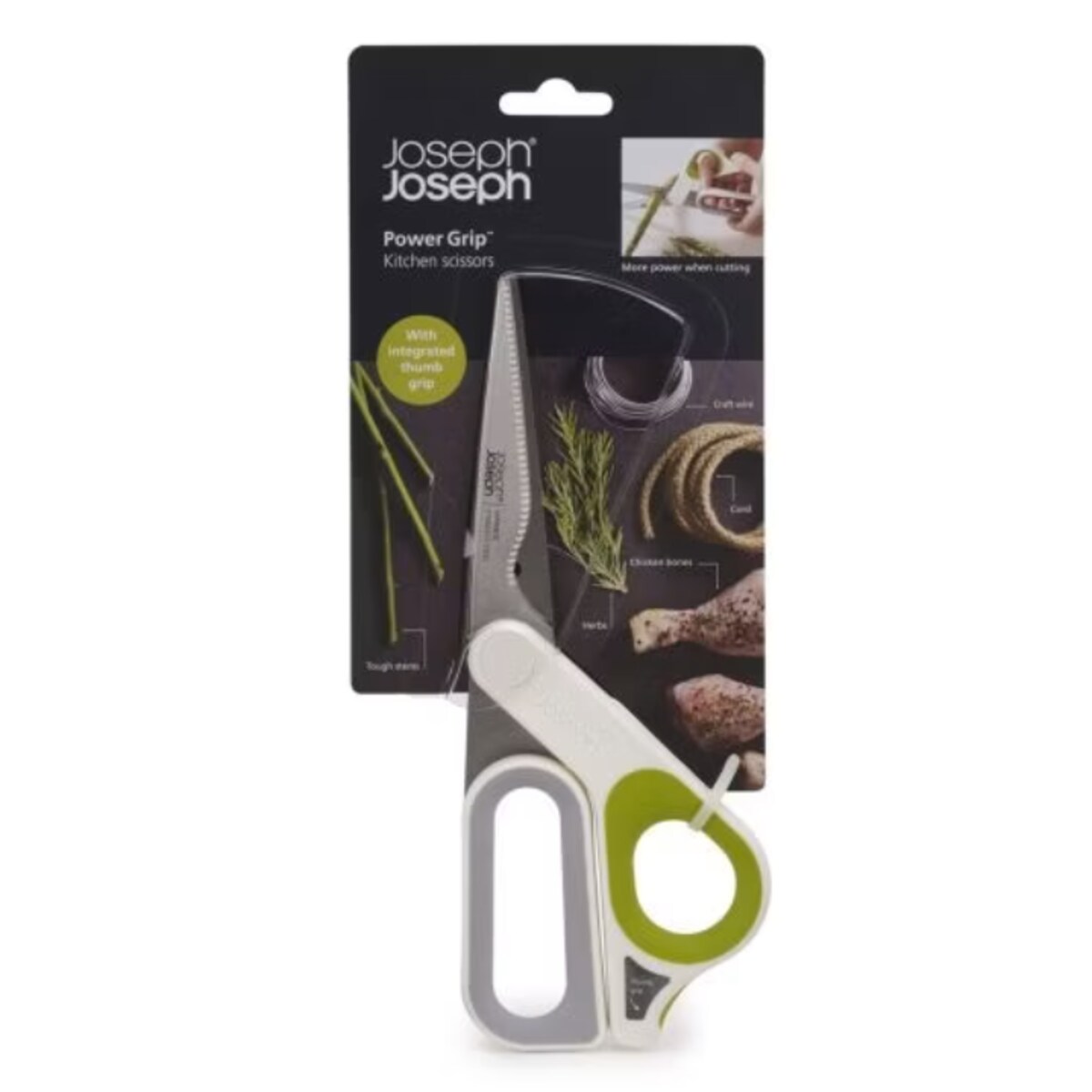 Nożyczki kuchenne PowerGrip, 22.4 x 9.1 x 1.8 cm, Joseph Joseph