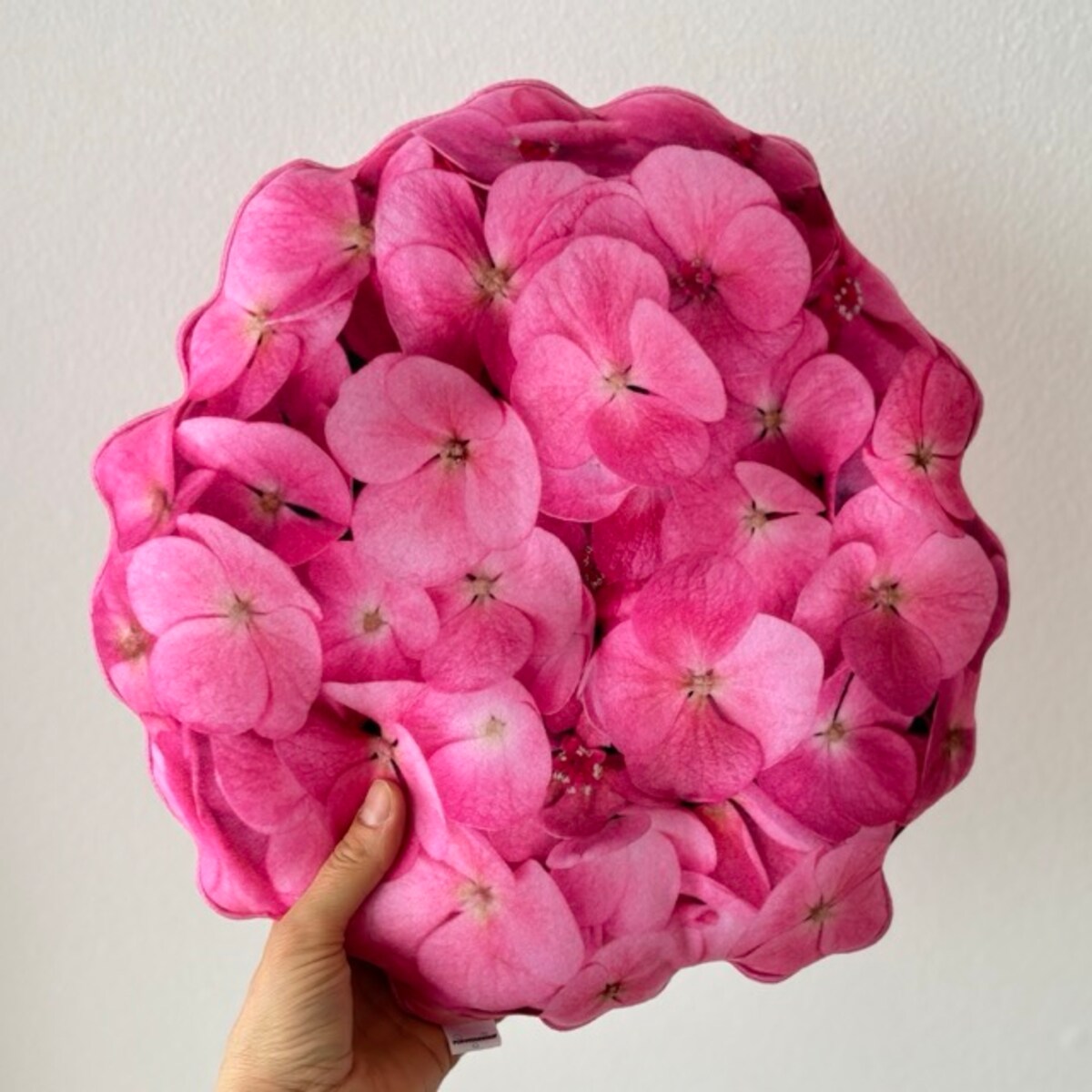 Poduszka kwiat Hortensja mała różowa