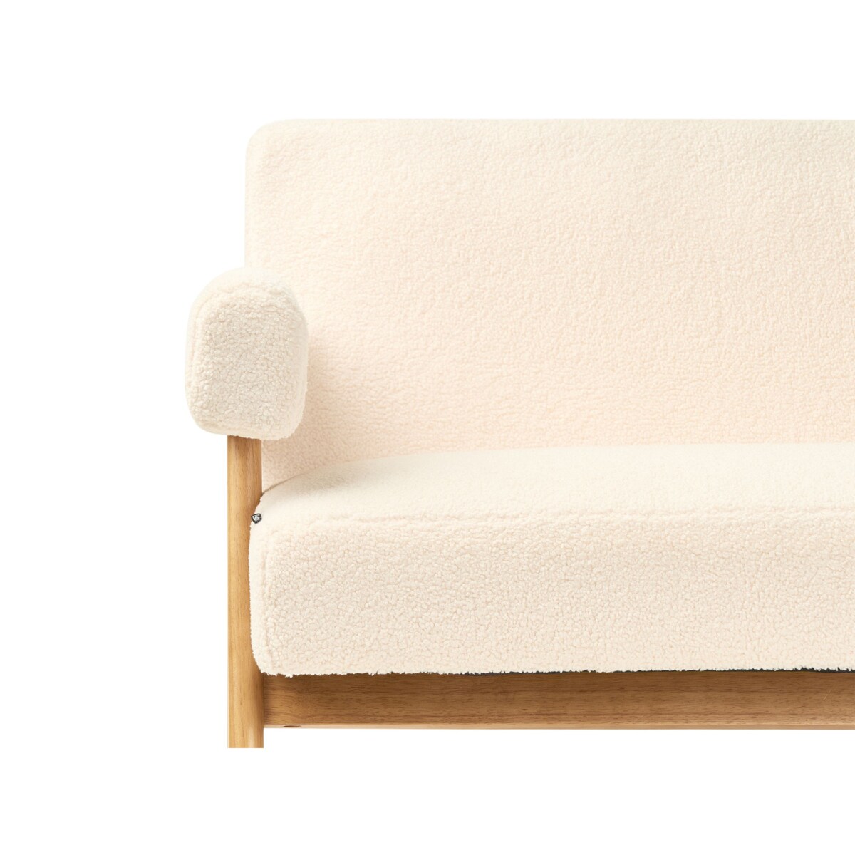 Sofa TAMRE Boucle Złamana biel dla 2 osób