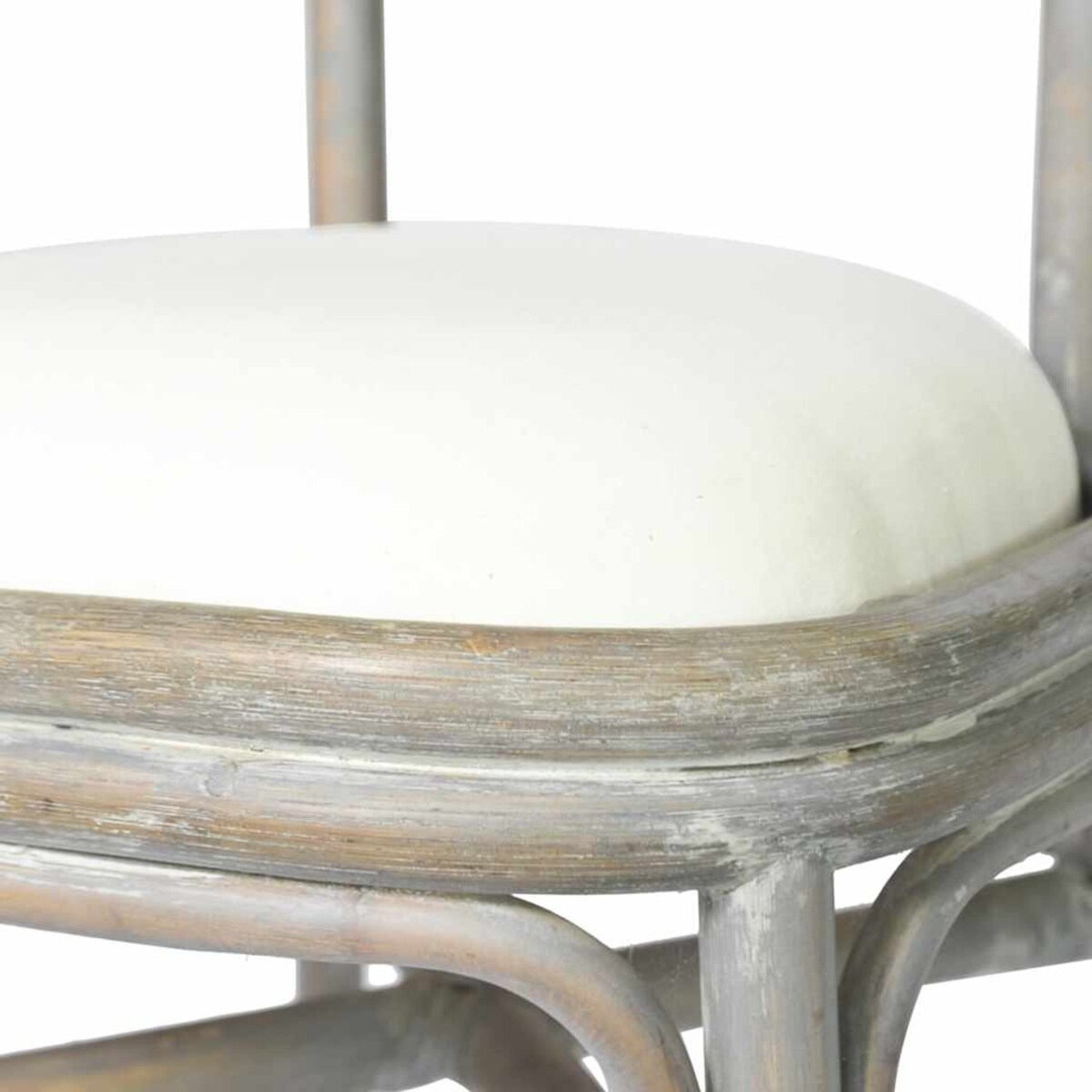 vidaXL Krzesła stołowe, 2 szt., szare, lniane poduszki