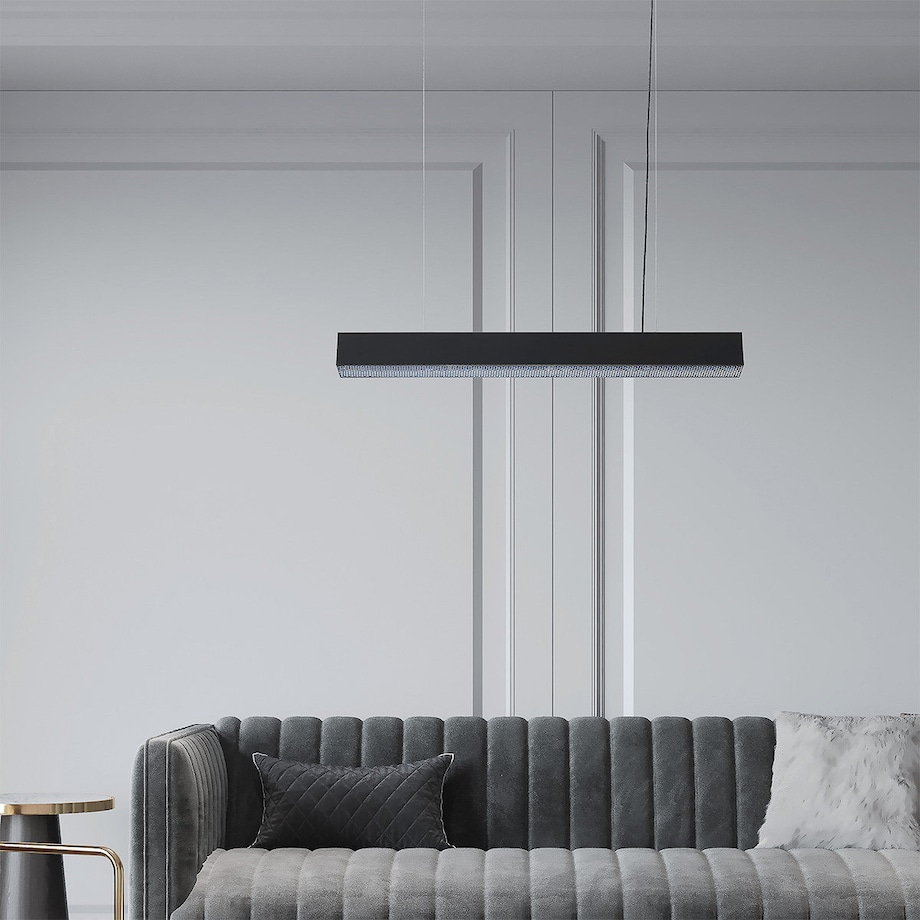 Lampa sufitowa wisząca Light Prestige Mira czarny LED 2700K-6500K (SMART) 1 szt.