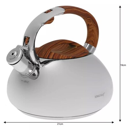 Kinghoff Czajnik Stalowy 3.0L Z Gwizdkiem Kh-3274