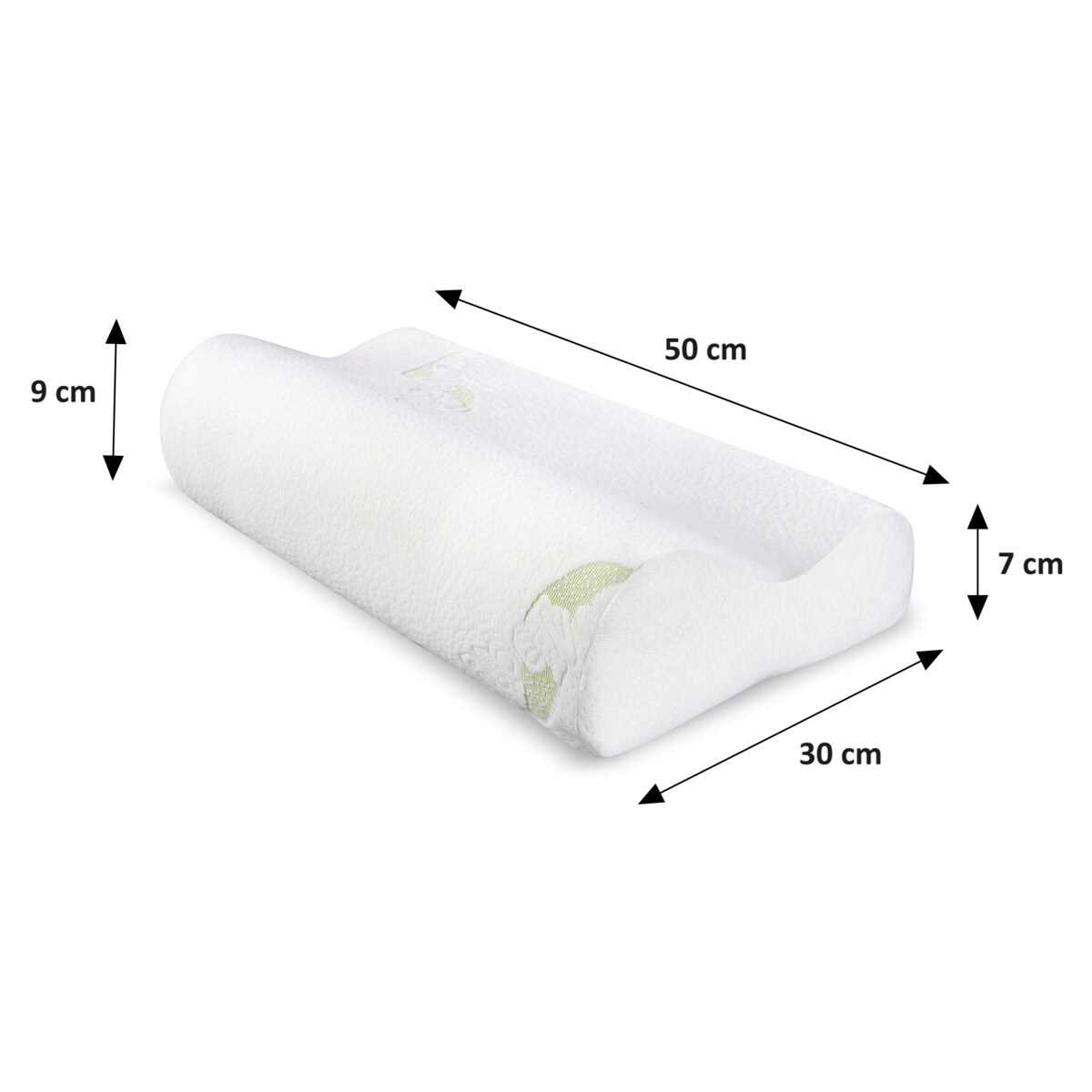 Poduszka Ortopedyczna 50X30 Do Spania Na Boku Brzuchu Na Zamek Profilowana