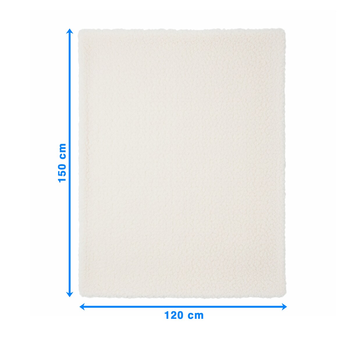 Koc Baranek Sherpa Narzuta Ciepły Jesienny 150X120 Cm Poliestrowy Do Salonu Sypialn