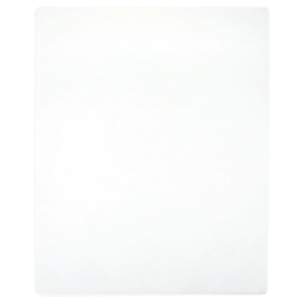 vidaXL Prześcieradło, białe, 90x200 cm, dżersej bawełniany
