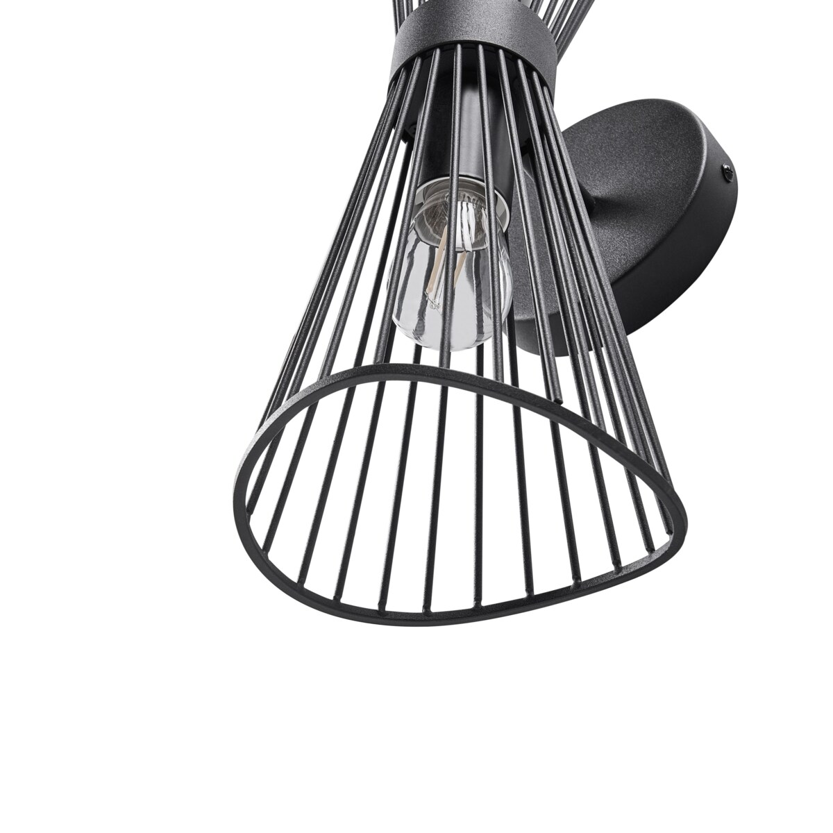 Lampa ścienna PARADA Metal Czarny