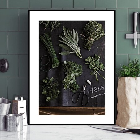 Poster Story, Plakat, Obraz - Świeże Zioła No2, wymiary 30 x 42 cm