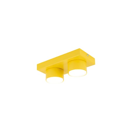 Lampa sufitowa BRIX YELLOW 11289 TK Lighting żółta, nowoczesna lam pa LED