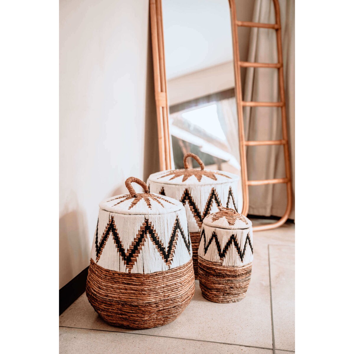 KOSZ PERU L BIAŁY BEZ POKRYWKI