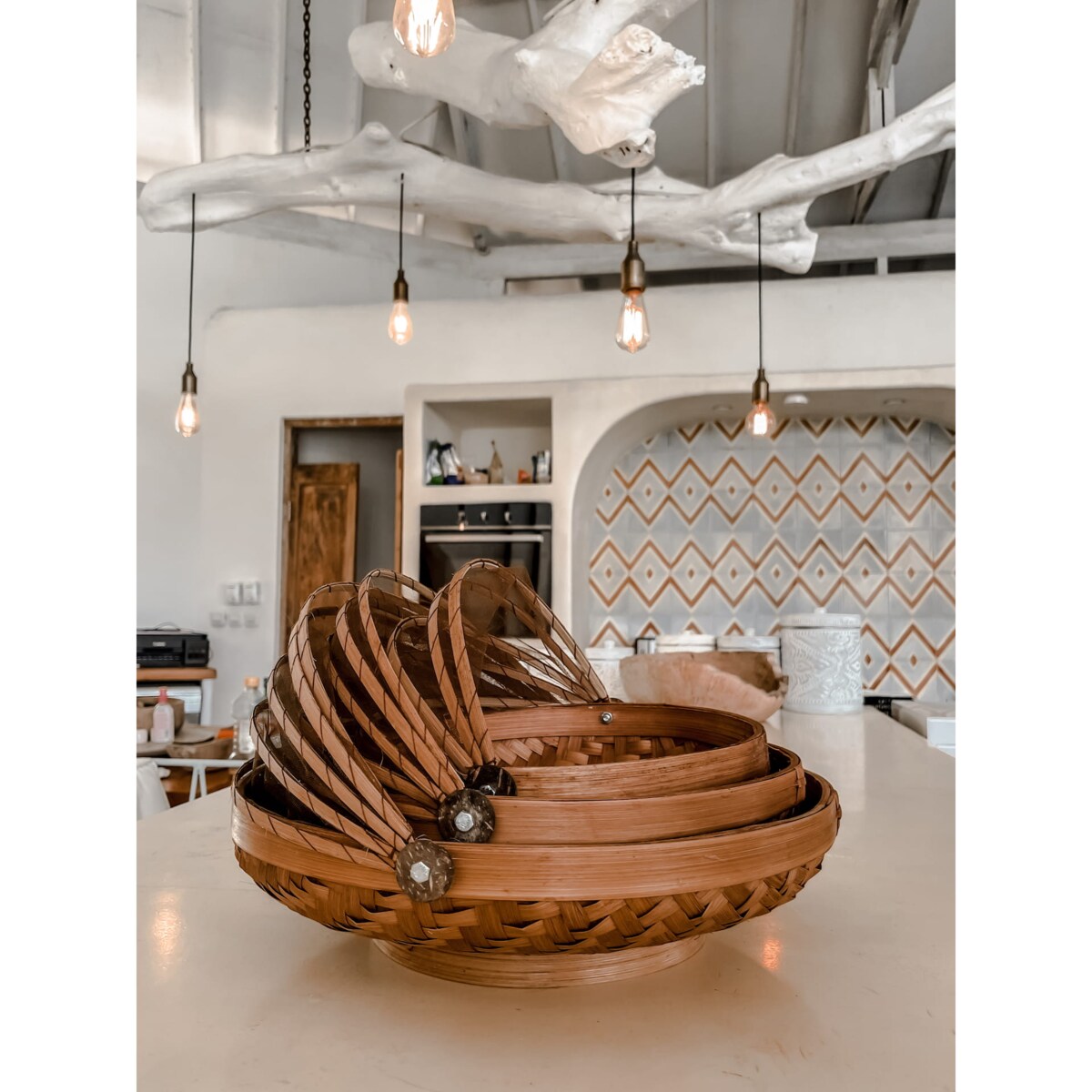 TACA BAMBUSOWA ROYAL M BRĄZ