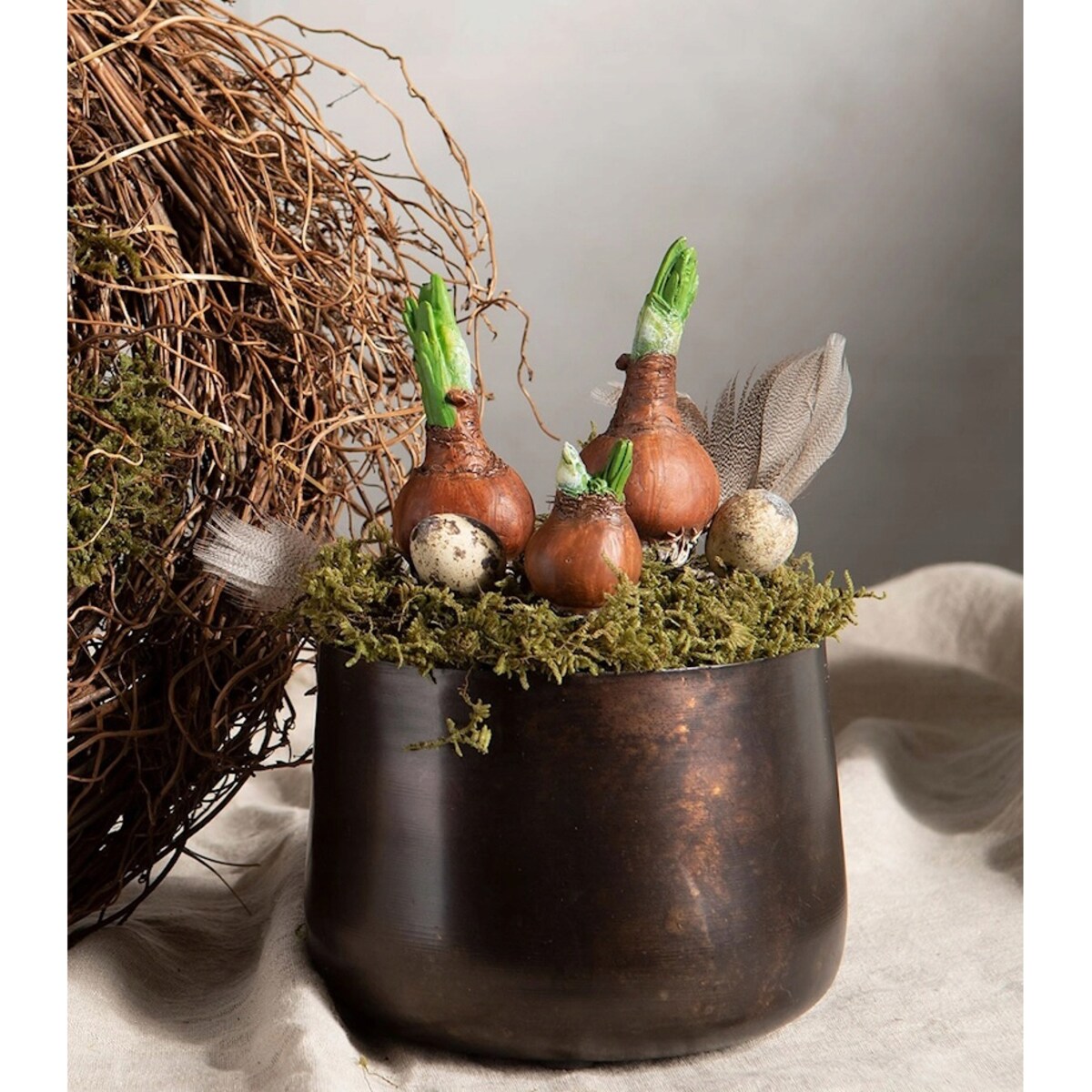 OZDOBA DO DONICZKI STROIKÓW WIELKANOCNA CEBULKA NA WIELKANOC PIK DEKORACJA