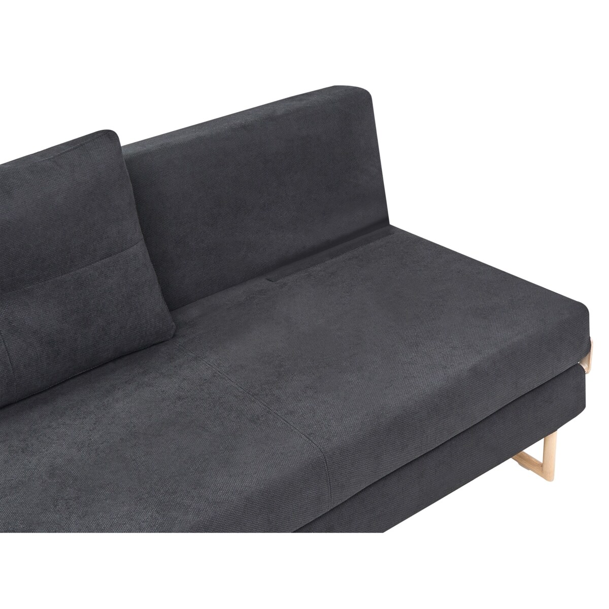 Sofa rozkładana dla 3 osób JERSLEV Czarny