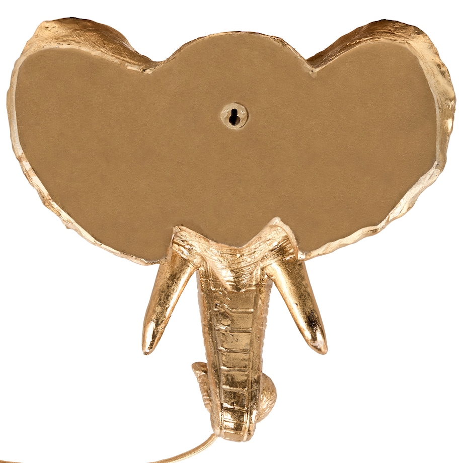 Słoń Lampa ścienna ELEPHANTI Złoty