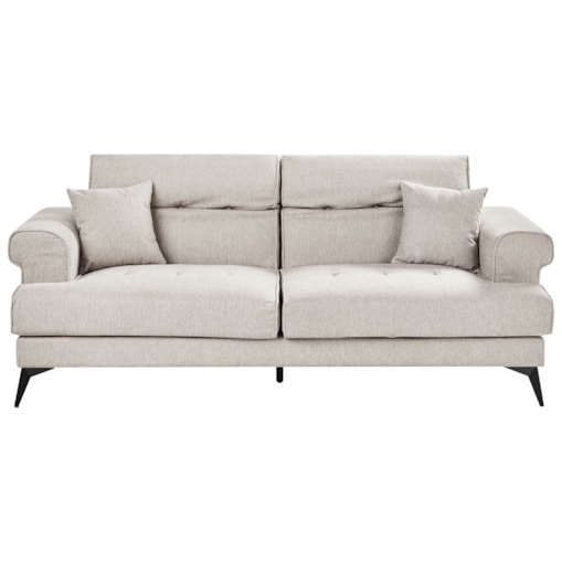 Sofa 3-osobowa beżowoszara SKIVE