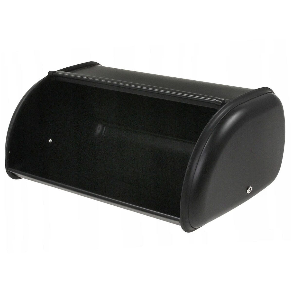 Chlebak stalowy mały 36cm czarny matowy pojemnik na chleb pieczywo bułki KINGHOFF