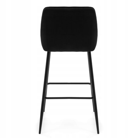 Hoker tapicerowany welurowy do salonu jadalni barowy glamour PASSO