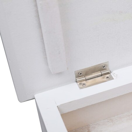 vidaXL Szafka na buty, biała, 50 x 28 x 98 cm, drewno paulownia