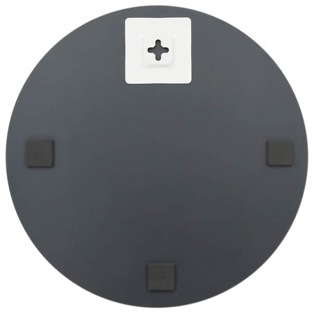 vidaXL Lustro ścienne z lampkami LED, bez ramy, okrągłe, szklane