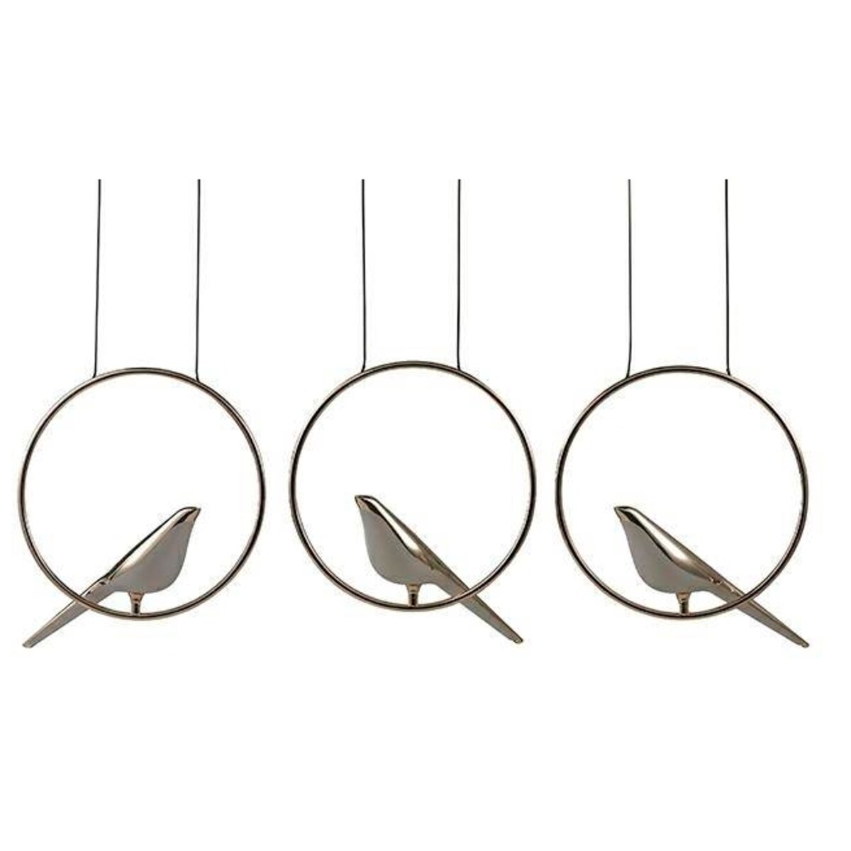 Lampa wisząca Bird Line MSE010100295 ptaki do salonu złote