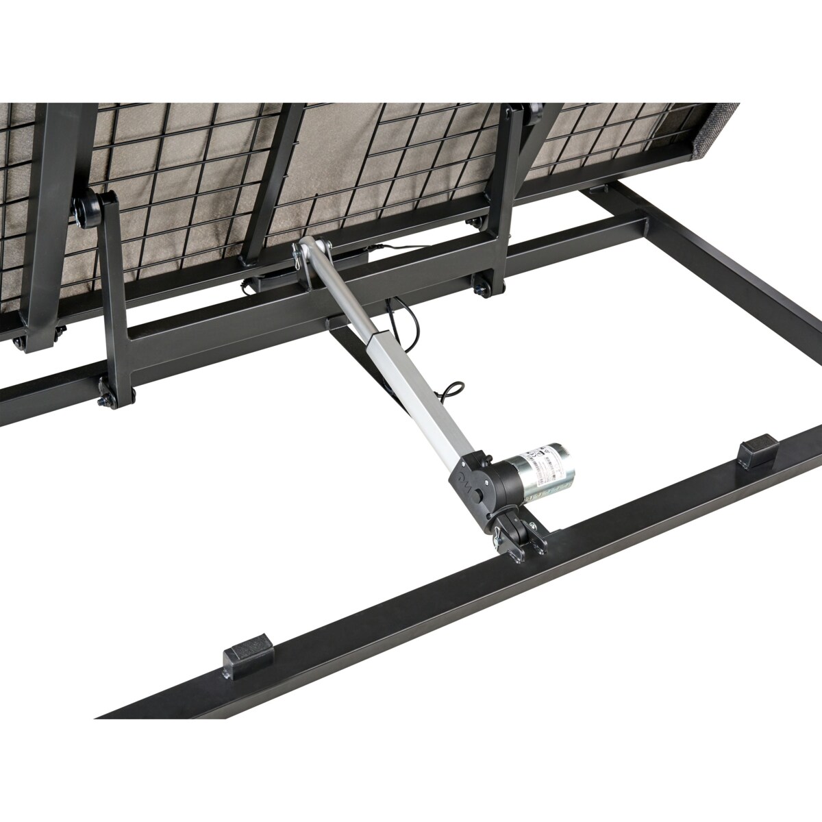 Elektryczny stelaż do łóżka BRUNOY 160 x 200 cm Szary