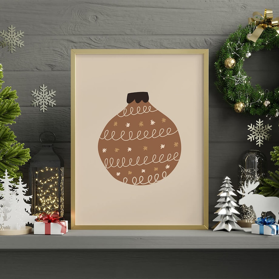 Plakat dla dzieci Bombka 1 40x50