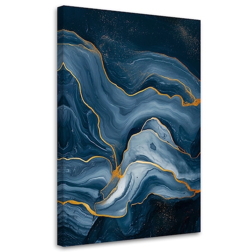 Feeby Obraz, Abstrakcja Morska Kamień Glamour 40x60